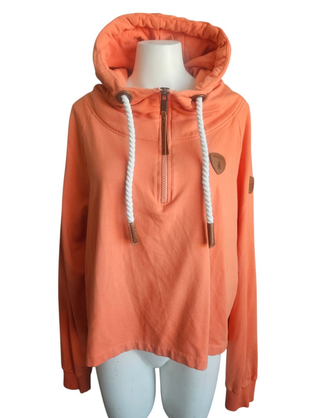 Wanakome Leelee Womens Half Zip Hoodie In Dusted Clay Sz‎ XXL Outdoor Cozy